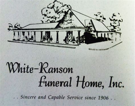 According to the funeral home, the following services have. . White ranson